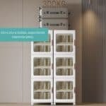 Zapatero estantería plegable plástico organizador hogar - Image 7