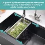 Bacha Cocina Acero Granero Rectangular Premium - Image 4