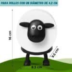 Oveja portarollo papel higenico moderno divertido - Image 2