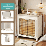 Contenedor Organizador Juguetero Plástico Plegable ruedas - Image 5