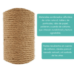 Rascador Gimnasio Torre Casita Gatos Juguete Crafty T3 Blanco - Image 4