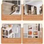 Mueble Organizador Baño Estanteria Plastico ruedas - Image 12