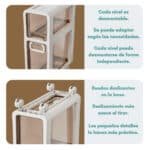 Mueble Organizador Baño Estanteria Plastico ruedas - Image 13