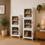 Mueble Contenedor Organizador plegable plástico zapatero hogar