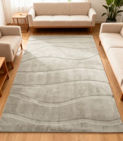 Alfombra Nórdica Suave 180x230 – Estilo Elegante y Moderno