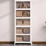 Armario organizador multiusos de 5 niveles – plástico acrílico resistente