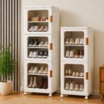 Mueble Contenedor Organizador plegable plástico zapatero hogar