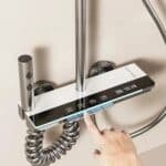 Columna de Ducha Inteligente Monocomando panel digital grande blanco MS081 - Image 9