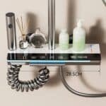 Columna de Ducha Inteligente Monocomando panel digital grande blanco MS081 - Image 7