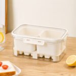 Taper organizador de alimentos con 4 divisiones y tapa hermética