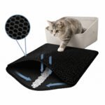 Alfombra Gatos Litera Grande Arena Doble Capa Antideslizante  75cmx55cm