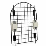Puerta Canil Metálica para cucha exterior negro apto MEDIANA O GRANDE