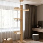 Rascador Gimnasio Poste Casita Para Gatos 4 niveles