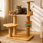 Rascador para Gatos N63 con Cápsula Espacial y Rascador